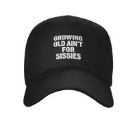 KWQDOZF Invecchiare è per i femminucce! Cappello da Baseball Regolabile per Uomo e Donna