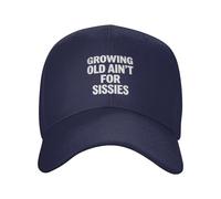 KWQDOZF Invecchiare è per i femminucce! Cappello da Baseball Regolabile per Uomo e Donna