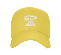 KWQDOZF Invecchiare è per i femminucce! Cappello da Baseball Regolabile per Uomo e Donna