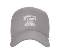 KWQDOZF Invecchiare è per i femminucce! Cappello da Baseball Regolabile per Uomo e Donna