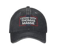 KWQDOZF Io STO con Thomas Massie Trucker Hat Dad Baseball cap