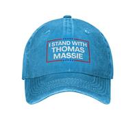 KWQDOZF Io STO con Thomas Massie Trucker Hat Dad Baseball cap