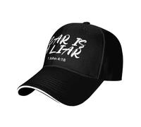 KWQDOZF La Paura è Una bugiarda 1 Giovanni 4:18 Cappellini da Baseball Cappelli da papà Cappellino da Camionista Regolabile per Uomo