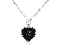 KWQDOZF L'amore è nei capelli, parrucchiere, collana con ceneri di animali domestici, gioielli per la cremazione, ciondolo a forma di cuore per cani e gatti, ricordo commemorativo