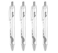 KWQDOZF Mappe delle Samoa Americane Penne a scatto nere, penne a sfera retrattili, penne a punta media