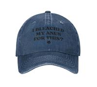 KWQDOZF Mi Sono Sbiancato l'ano per Questo Cappello da Uomo e da Donna, Cappello da Camionista, papà, Berretto da Baseball
