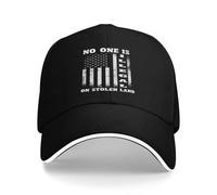 KWQDOZF Nessuno è illegale su Una Terra rubata Cappelli Cappello da Baseball