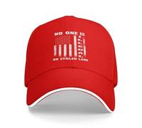 KWQDOZF Nessuno è illegale su Una Terra rubata Cappelli Cappello da Baseball