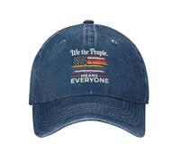 KWQDOZF Noi Il Popolo Significa Tutti Cappello LGBT Pride Trans Gay Lesbian Rainbow Golf Hats Retro Dad