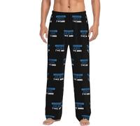 KWQDOZF Noi s con Israele Pantaloni da iama da uomo