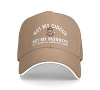 KWQDOZF Non Il Mio Circo, Le Mie Scimmie, ma conosco sicuramente i Cappelli da Clown, Cappelli da papà per Uomo