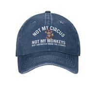 KWQDOZF Non Il Mio Circo, Le Mie Scimmie, ma conosco sicuramente i Cappelli da Clown per Donna, Cappellini da Baseball