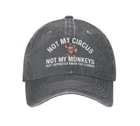 KWQDOZF Non Il Mio Circo, Le Mie Scimmie, ma conosco sicuramente i Cappelli da Clown per Donna, Cappellini da Baseball