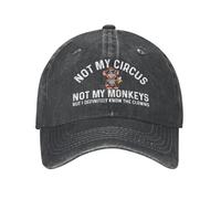 KWQDOZF Non Il Mio Circo, Le Mie Scimmie, ma conosco sicuramente i Cappelli da Clown per Donna, Cappellini da Baseball