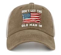 KWQDOZF Non Lasciare Che Il Vecchio indossi Un Cappello da Camionista, Cappellini Vintage in Rete per L'Estate