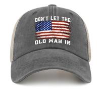 KWQDOZF Non Lasciare Che Il Vecchio indossi Un Cappello da Camionista, Cappellini Vintage in Rete per L'Estate