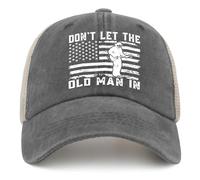 KWQDOZF Non Lasciare Che Il Vecchio indossi Un Cappello da Camionista da Donna con Berretto Vintage in Rete per L'Estate