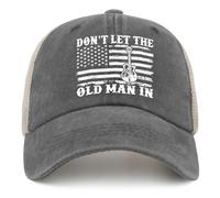 KWQDOZF Non Lasciare Che Il Vecchio indossi Un Cappello da Camionista da Donna con Berretto Vintage in Rete per L'Estate