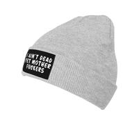 KWQDOZF Non Sono Ancora Morto, Cappelli Invernali da Uomo e da Donna, Berretto da Sci Caldo e Accogliente Lavorato a Maglia, Nero