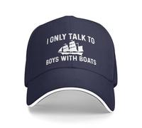 KWQDOZF Parlo Solo con Ragazzi con Cappello da Barca