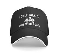 KWQDOZF Parlo Solo con Ragazzi con Cappello da Barca