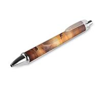 KWQDOZF Penna a sfera con inchiostro nero a scomparsa, stile tribù dei nativi americani, impug super morbida, penna a inchiostro da 0,5 mm, punta media, penne da ufficio, 1 pezzo