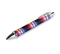 KWQDOZF Penna a sfera retrattile colorata con bandiera gay LGBTQ degli Stati Uniti, inchiostro nero, punta fine da 0,5 mm, forniture per ufficio per insegnanti e infermieri