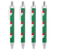 KWQDOZF Penna a sfera retrattile con mappa della bandiera della Siria, inchiostro nero, punta fine da 0,5 mm, forniture per ufficio per insegnanti e infermieri