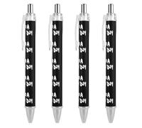 KWQDOZF Penna a sfera retrattile Have A Nice Day con inchiostro nero, punta fine da 0,5 mm, forniture per ufficio per insegnanti e infermieri