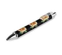 KWQDOZF Penna a sfera retrattile Softball Rose con inchiostro nero, punta fine da 0,5 mm, forniture per ufficio per insegnanti e infermieri