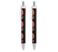 KWQDOZF Penna a sfera retrattile Vintage Scorpion Rose con inchiostro nero, punta fine da 0,5 mm, forniture per ufficio per insegnanti e infermieri