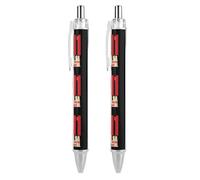 KWQDOZF Penna a sfera retrattile We Will Never Forget 911 con inchiostro nero, punta fine da 0,5 mm, forniture per ufficio per insegnanti e infermieri