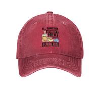 KWQDOZF Prenderò i Miei WHI Lisci perché Il Cappello Vintage da Baseball Ice