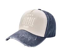 KWQDOZF Resta umile, datti da Fare, Cappellini da Baseball in Denim - Cappellini da Camionista Vintage Rosso Scuro