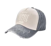 KWQDOZF Resta umile, datti da Fare, Cappellini da Baseball in Denim - Cappellini da Camionista Vintage Rosso Scuro