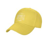 KWQDOZF Resta umile, datti da Fare duramente Casquette Cappellino da Baseball Regolabile Cappello da Camionista Nero