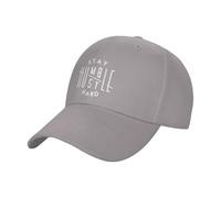 KWQDOZF Resta umile, datti da Fare duramente Casquette Cappellino da Baseball Regolabile Cappello da Camionista Nero