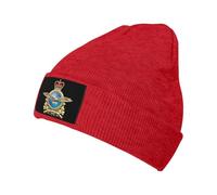 KWQDOZF Royal Canadian Air Force, Cappelli Lavorati a Maglia, Cappelli Lavorati a Maglia con Teschio, Cappelli Pullover, Unisex Nero