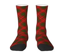KWQDOZF Scottish Clan Cameron Tartan Plaid Scottish Clan Campbell Argyll Ancient Tartan Plaid Calzini da uomo e da donna, Tartan Plaid Novità Moda Casual