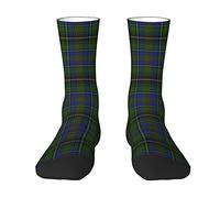 KWQDOZF Scottish Clan Macinnes Tartan Scottish Clan Macintyre Tartan Calzini da uomo e da donna, Tartan scozzese Novità Moda Casual Calzino a tubo Atleta