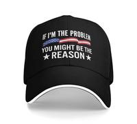 KWQDOZF Se Il Problema Sono io, potresti Essere tu la Ragione Cappelli da Baseball Uomo Donna