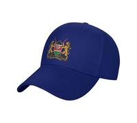 KWQDOZF Stemma del Kenya Casquette Cappellino da Baseball Regolabile Cappello da Camionista Nero