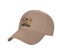 KWQDOZF Stemma del Kenya Casquette Cappellino da Baseball Regolabile Cappello da Camionista Nero