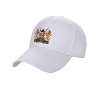 KWQDOZF Stemma del Kenya Casquette Cappellino da Baseball Regolabile Cappello da Camionista Nero