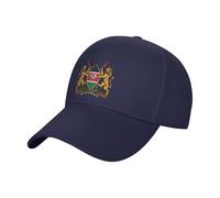 KWQDOZF Stemma del Kenya Casquette Cappellino da Baseball Regolabile Cappello da Camionista Nero