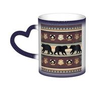 KWQDOZF Tazza che cambia colore con l'orso nel cielo: incanta i tuoi momenti