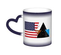 KWQDOZF Tazza con bandiera del popolo Tehuelche e America Tazza in ceramica sensibile al calore che cambia colore Tazza isolata Novità Tazze da viaggio uniche Tazze per la casa 11 OZ