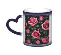 KWQDOZF Tazza con occhi di teschio di rosa che cambia colore nel cielo: incanta i tuoi momenti