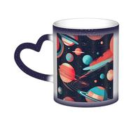 KWQDOZF Tazza con pianeti spaziali che cambiano colore nel cielo: incanta i tuoi momenti