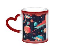 KWQDOZF Tazza con pianeti spaziali che cambiano colore nel cielo: incanta i tuoi momenti